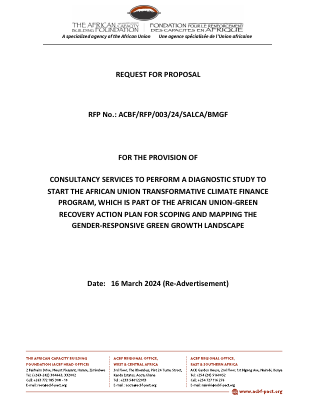 DIAGNOSTIC STUDY RFP Document  - ACBF-RFP-003-24- SALCA BMGF