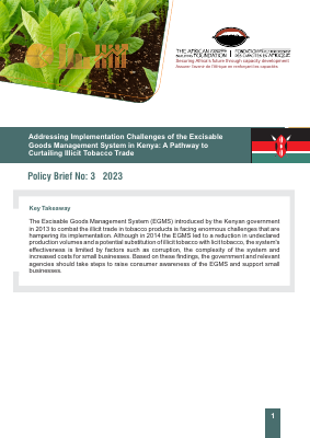 Kenya English brief policy economic final