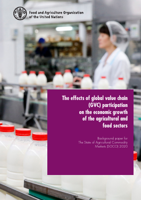 The effects of global value chain  participation on the economic growth of the agricultural and food sectors